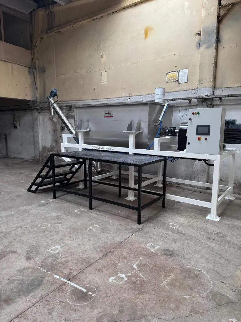 2500 Litre Yatay Toz Karıştırıcı Mikser KP-YTK-2500