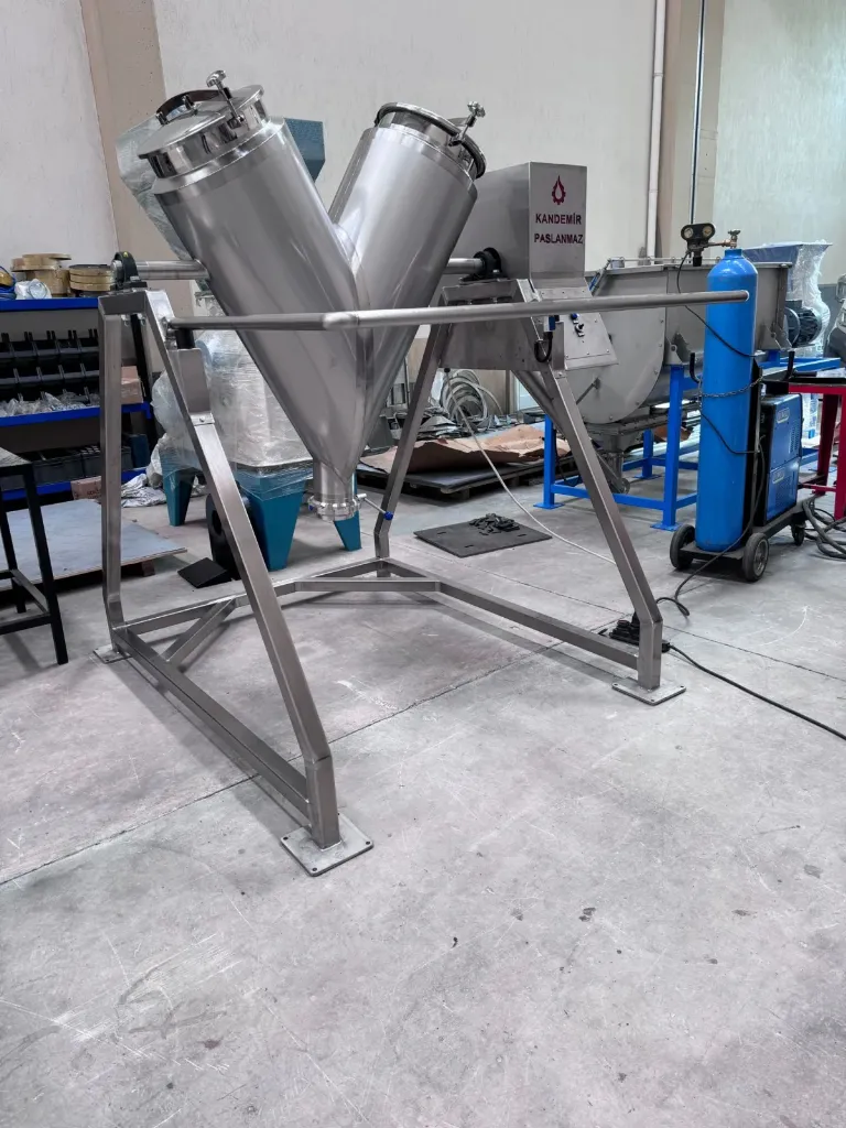 300 Litre V Tipi Toz Karıştırıcı KP-VTK-300